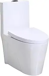 Vaso Sanitário Monobloco Gowff Branco Assento Soft Closing Descarga Ciclone