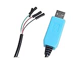  Movilideas - Cable Conversor USB a Serie RS232 UART TTL Serial Cable PL2303TA 3,3V (1 Unidad)