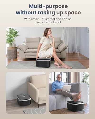 Image of COMFIER FSA Eligible Foot Massager with Heat, Shiatsu Foot Massager Machine for Neuropathy Plantar Fasciitis, Squeeze & Rolling Foot Massage, Remote Control & Piano-Key Button