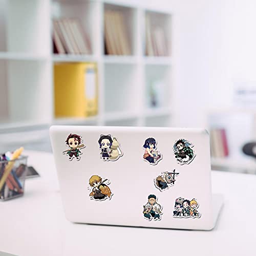 Adesivos Demon Slayer, Kimetsu No Yaiba, adesivos para laptop, vinil à prova d'água para adolescent
