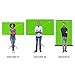 Valera 70in Green Screen Backdrop with Stand for Streaming, Ultra Portable 2 Min Setup, Portrait & Landscape, Tripod & Wall Mount, for Tiktok Zoom Video Meetings & More, +1k Free Backgrounds Included