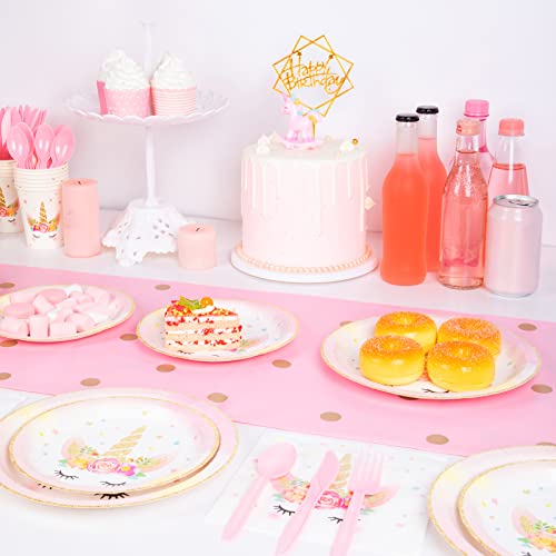 Decorlife FTL-QDA183 Unicorn Plates And Napkins Set Serves 16 thumb #6