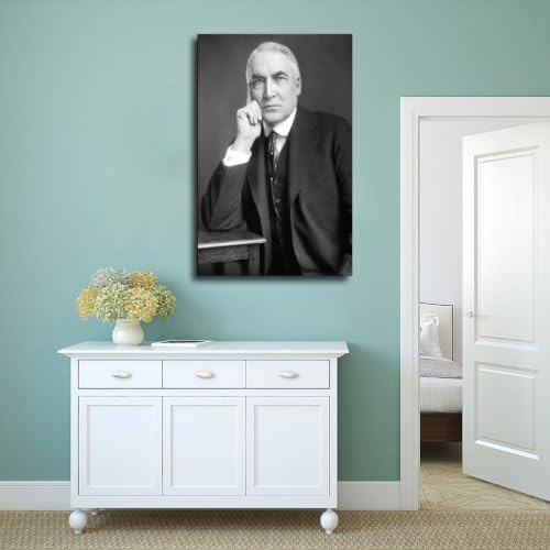 Poster Warren G Harding impression sur toile déco murale 30x45 cm - 4