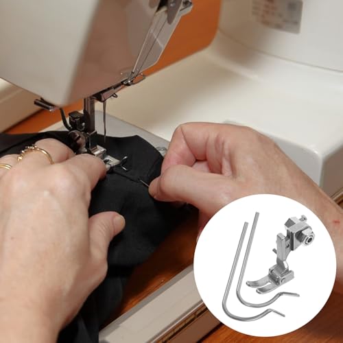Pie para máquina de coser ORFOFE con guías izquierda y derecha miniatura 7