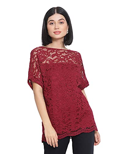 Image of oxolloxo Women's Solid Regular Fit Shirt