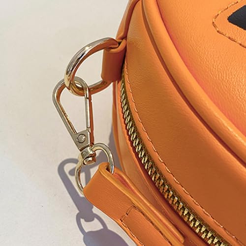 Halloween Pumpkin Bag Shoulder Bag Halloween Themed Crossbody Purse Phone Wallet Purse for Women Girl Dating Work3