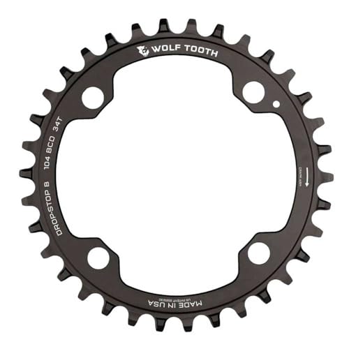 Wolf Tooth Components 104BCD 32T Chainring DropStop B Black by Wolf Tooth - Image 3