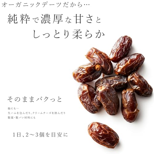 San'ta Rosa (サンタローサ) デーツ 種抜き 無添加 オーガニック 有機JAS ナツメヤシ デグレット (100g) の商品画像 7