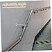 Mikikit Stainless Steel Handrail Brackets for Staircases Adjustable Wall-mounted Support for Home and Shopping Malls Heavy Duty Stainless Steel Railing Holders Easy Installation