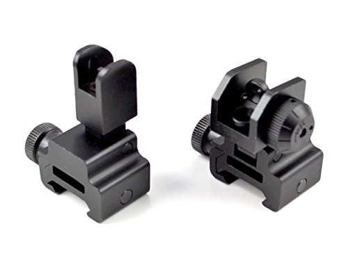Sniper® Flip-up Front Sight with Square Post Assembly; Low Profile; Black