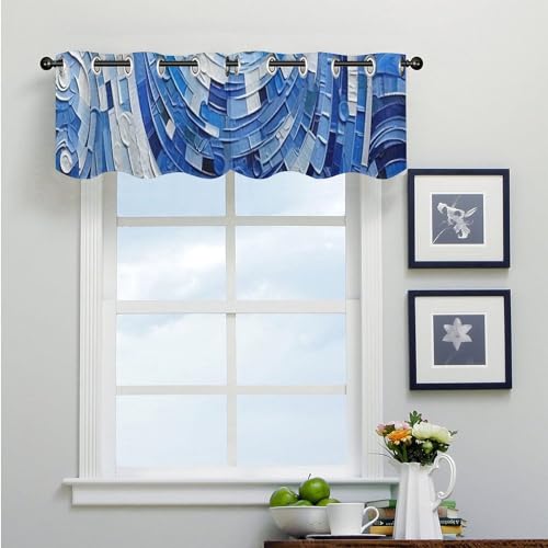 Cortinas cortas exóticas para cocina que decoran ventanas pequeñas sin restar luz 4