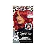 L'Oréal Paris Permanent Hair Colour, Long-Lasting Shine and Intense Colour, For up to 8 Weeks, Preference Vivids (Colorista), Bright Red 8.624, x1 pack