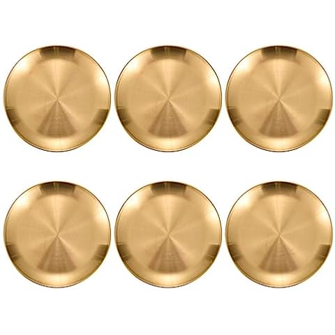 Assiettes en Acier Inoxydable Kichvoe Cover