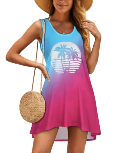Image of Swimsuit Coverup for Women Bikini Sleeveless Beach Bathing Suit Cover Up