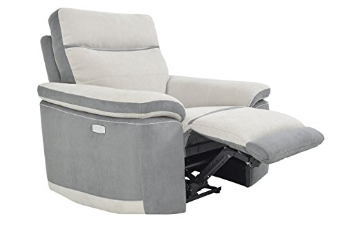 Meubletmoi Sillón Relax eléctrico con reposapiés elevable y Respaldo inclinable – Collection Cargo