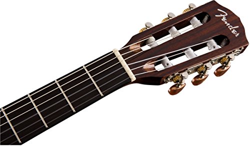 Fender CN-140SCE Touche en nylon noyer naturel avec étui - Les Beatles, Paul McCartney, John Lennon, RIngo Starr, George Harrison Fender CN-140SCE Touche en nylon noyer naturel avec étui – Image 7