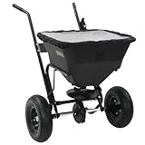 Mokuyary Distributeur de sel PVC et Acier 106 x 73 x 76 cm 45 L, Épandeur pour Sable Jardi...