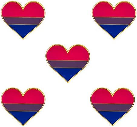 Pack 5 Progress Pride Lapel Pin Brooches Pins Flag badge Brooch Badges (Progress Pride)