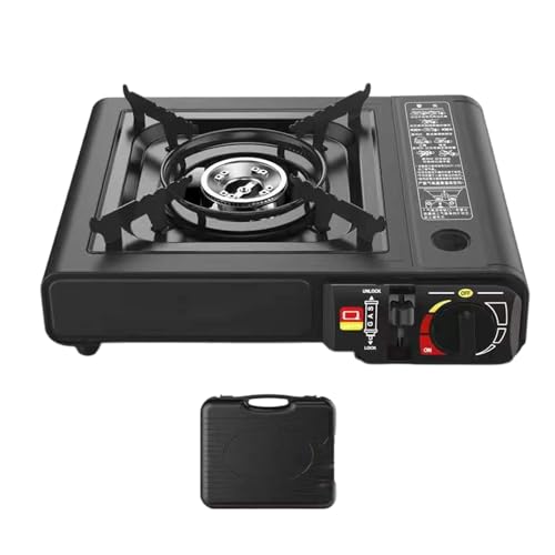 Hornillo De Camping Portátil | Hornillo de Senderismo - Encendido Automático Control Preciso Calor Equipo Al Aire Libre Para Picnic Pescado Senderismo