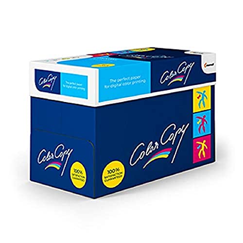 COLOR COPY, Papel de calidad superior de superficie satinada, A4, 250 g/m2, caja 7 paquetes (875 hojas)