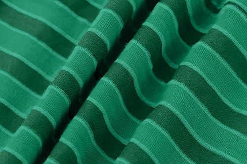 Women Summer Striped Harem Pants Casual Baggy Wide Leg Tapered Trousers Drawstring Waist Palazzo Pants with Pockets2