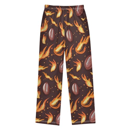 Dussdil Pajama Pants Long Sleep PJ Pant Pajama Bottoms Elastic Waist Lounge Pants with 2 Pockets 6-8 y2