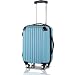 Goplus New GLOBALWAY 20" Expandable ABS Carry On Luggage Travel Bag Trolley Suitcase (Blue)
