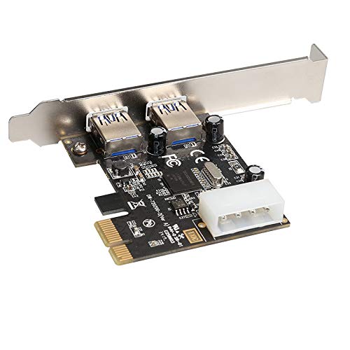 MEO PCI Express Expansion Card I/O Card PCI-E to Dual Port USB 3.0 HUB Converter Adapter High Speed TXB047 (TXB047)