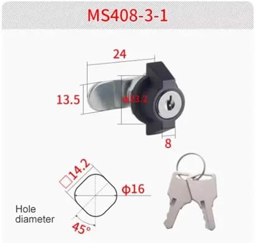 Serrure à came de boîte de distribution MS408 pour sécuriser les compteurs - 3
