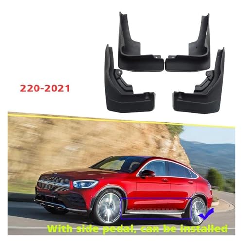 Guardabarros flaps barro salpicaderas para GLC 2020-2021 kit de 4 piezas completo 3