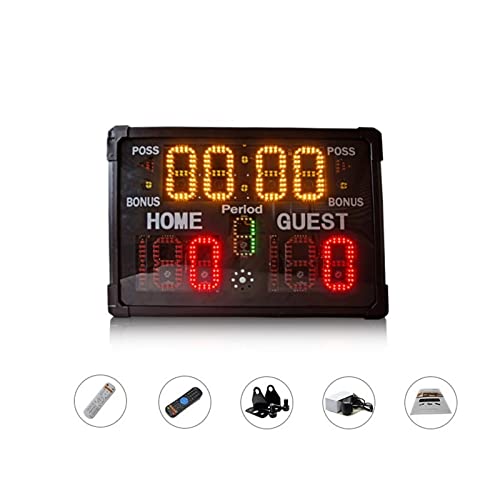 Marcador electrónico multifuncional LED para baloncesto miniatura 3