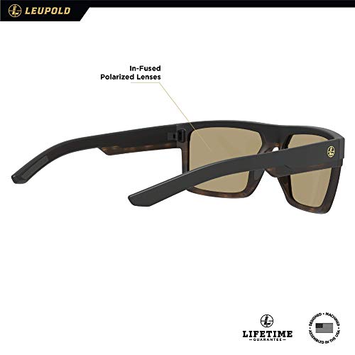 Leupold Becnara Performance Eyewear With Matte Black/Tortoise Frames And Bronze Mirror Polarized Lenses #TOP4