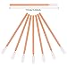 Chinco 200 Pieces Foam Swab Sponge Swab Foam Tips Sponge Stick for Inkjet Printer Print Head Camera Optical Lens Optical Equipment(Orange,3.66 Inch)