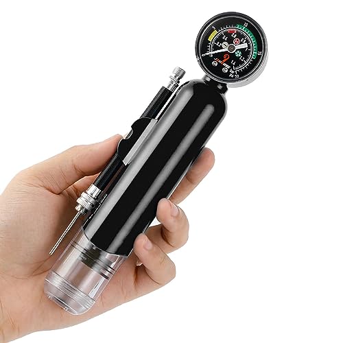 Teksome Bomba de aire para pelotas | Bomba de bola compacta con manómetro de presión, accesorios de pelota de ejercicio, dispositivos de inflado para fútbol, baloncesto, fútbol, voleibol, pelota de - imagen 5