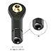 Maxmoral 5pcs M3 Bent Rod Ends Axial Width Balls for RC Car