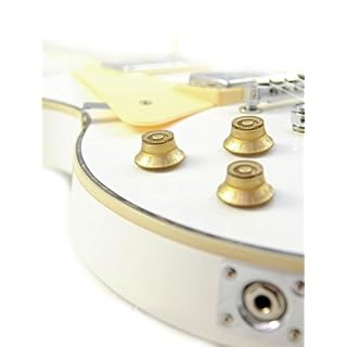 Guitare électrique Meteor Hit pour gaucher, Blanc – LP modèle Guitare/egitarre Classique pour Les Musiciens – klangbeisser - Les Beatles, Paul McCartney, John Lennon, RIngo Starr, George Harrison Guitare électrique Meteor Hit pour gaucher, Blanc – LP modèle Guitare/egitarre Classique pour Les Musiciens – klangbeisser – Image 5