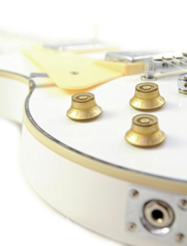 Guitare électrique Meteor Hit pour gaucher, Blanc – LP modèle Guitare/egitarre Classique pour Les Musiciens – klangbeisser - Les Beatles, Paul McCartney, John Lennon, RIngo Starr, George Harrison Guitare électrique Meteor Hit pour gaucher, Blanc – LP modèle Guitare/egitarre Classique pour Les Musiciens – klangbeisser – Image 6