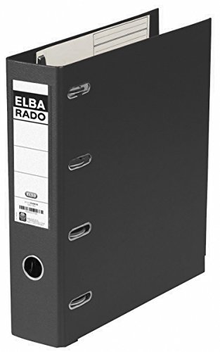 Elba Doppelordner A4, rado plast, 2 x A5 quer, 7,5 cm breit...