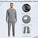 Deyeek Post Shoulder Surgery Shirts for Men Chemo Port Shirts Dialysis Patient Care Tear Away Cotton Pajamas Set Dark Gray