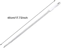 Vista 2 de Cepillo de limpieza flexible para fregadero, cepillo de limpieza de dragado de tubería de drenaje de 17.7 in, cepillo de desbloqueo de drenaje