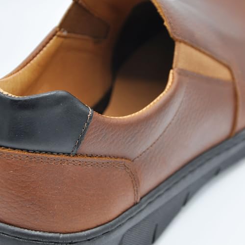 Zapatos de piel Zerimar: mocasines de hombre sin cordones para trajes de boda y vestir casual 2