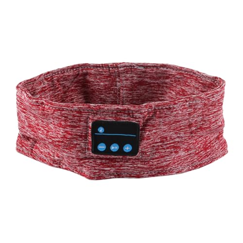 WANGCL Auriculares Inalámbricos Con Bluetooth Para Dormir, Para Hombres Y Mujeres, Para Juegos, Yoga, Relajación, Entrenamiento, Correr, Color Rojo