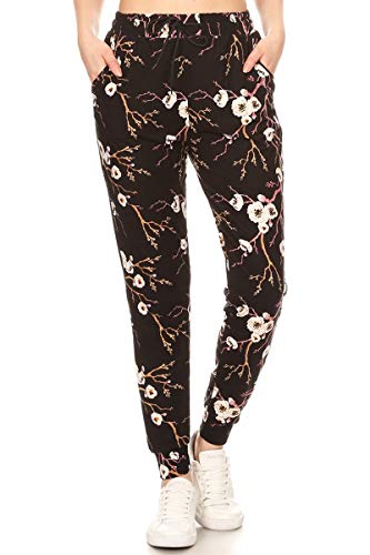 Image of Leggings Depot Premium Jogger Women's Popular Print High Waist Track Pants(S-XL)
