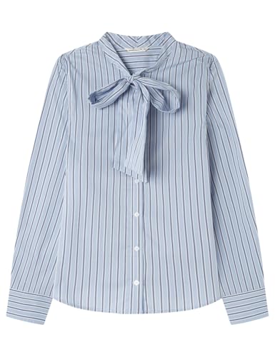 Springfield Nueva Camisa De Estructura con Bordado De Árboles, Azul, 40