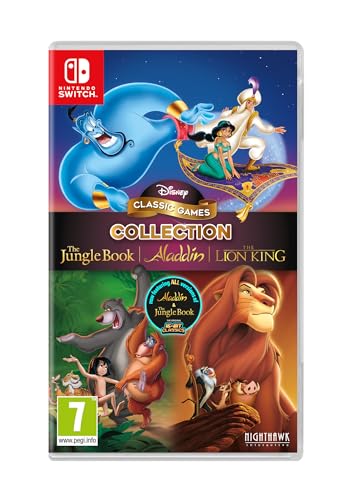 Colección de Juegos clásicos de Disney: El Libro de la Selva, Aladdin y el león
