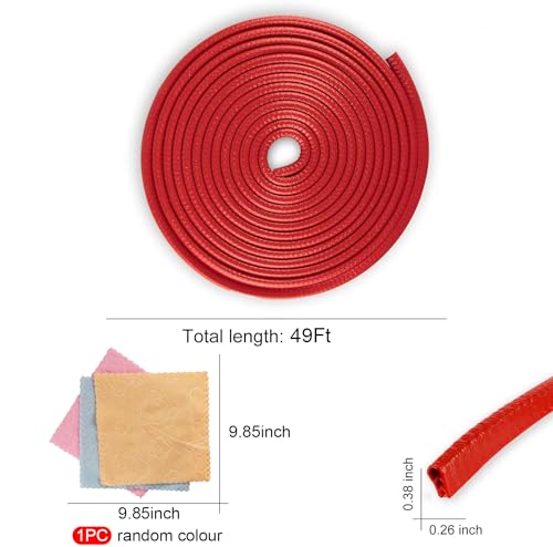 image for SINGARO 49Ft (15M) Car Door Edge Guard, No Glue Car Door Entry Guard P