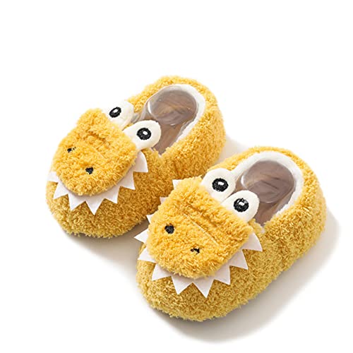 Toddler Girl Dressing Shoes Baby Shoes Floor Thickened in Winter Children Cartoon Boys Canvas Slip on Shoes2