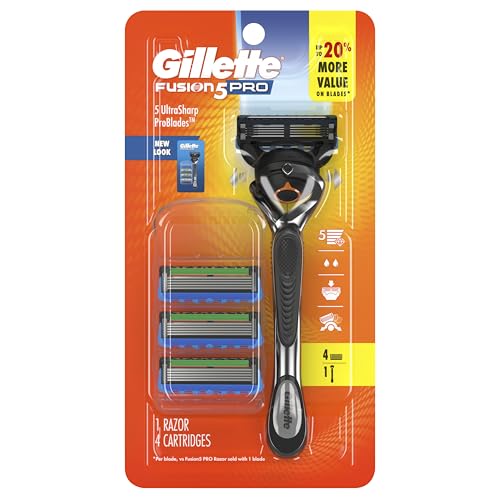 Gillette Fusion5 ProGlide Shaving Razor for Men, Razor Handle, 4 Razor Blade Refills, FlexBall Razor Handle and Precision Trimmer for Men - image 9