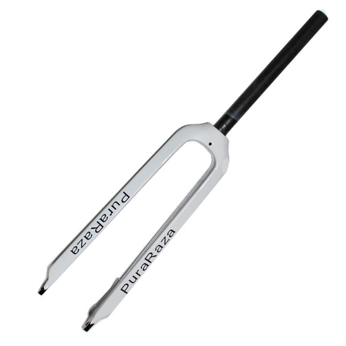 XGSUZNE 26" 27.5" 29" Inch Carbon Fiber Bike Front Fork 1-1/8" Threadless Straight Tube Superlight Mountain Bike Forks QR 9x100mm Disc Brake (Color : White, Size : 27.5")