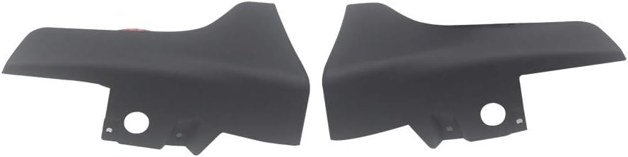 NINTE Front Splash Guards for 2014-2023 Infiniti Q50 / Q50S ABS Unpainted Matte Black Mudflaps Cover